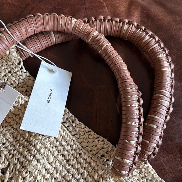 Tan Woven Tote/beach bag - Picture 9 of 9